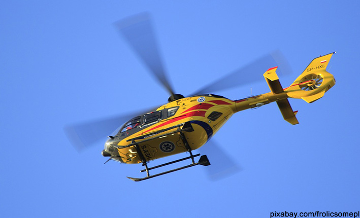 Hubschrauber Rettung Versicherung Helikopter Transport